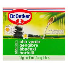 CHA MISTO DR OETKER ABACAXI/HORTELA 15G