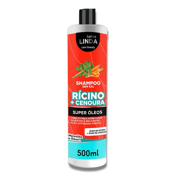 COND SALLON LINDA RICINO+CENOURA 500ML