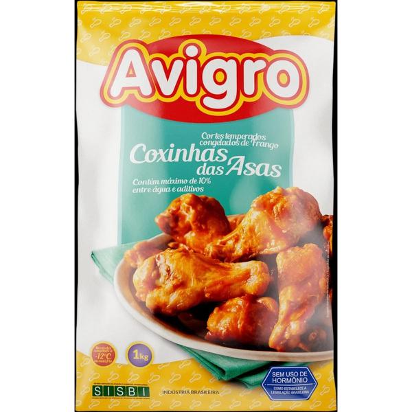 COXINHA DA ASA TEMPERADAS AVIGRO 1KG