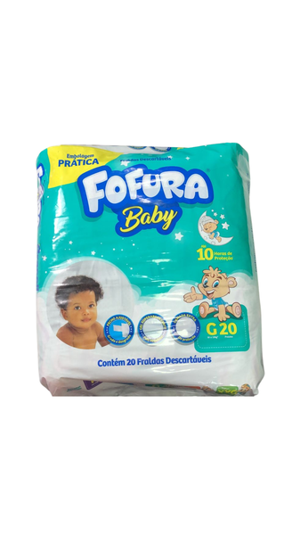 FRALDA FOFURA BABY G 20UN