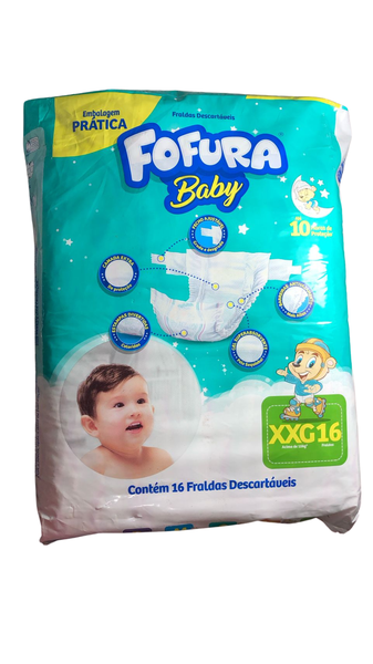 FRALDA FOFURA BABY XXG16