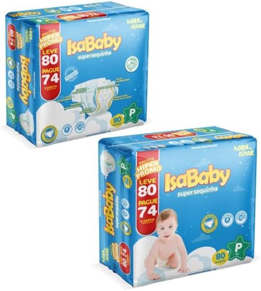 FRALDA ISABABY HIPER P 80UN