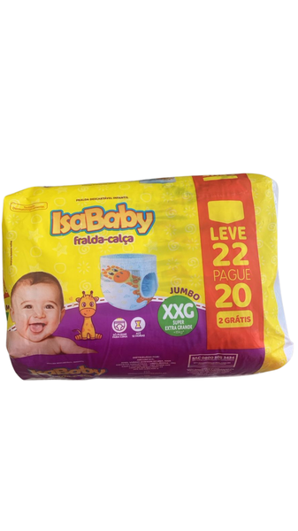FRALDA ISABABY JUMBO CALCA XXG 22UN