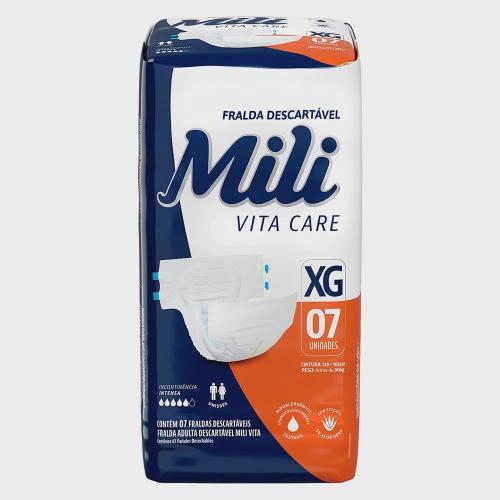 FRALDA MILI VITA CARE ADULTO XG 07UN