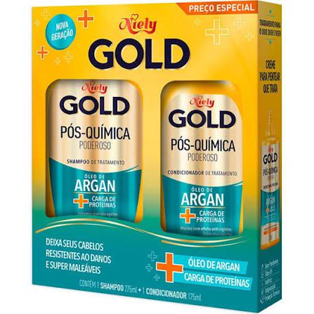 KIT SH 300ML + COND 200ML NIELY GOLD POS