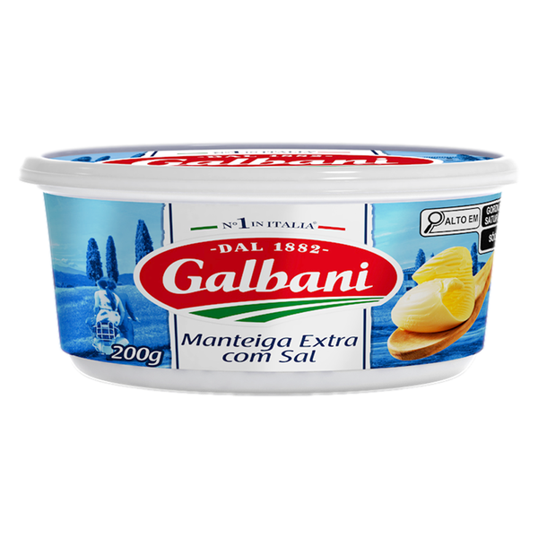 MANTEIGA EXTRA COM SAL POTE GALBANI 200G