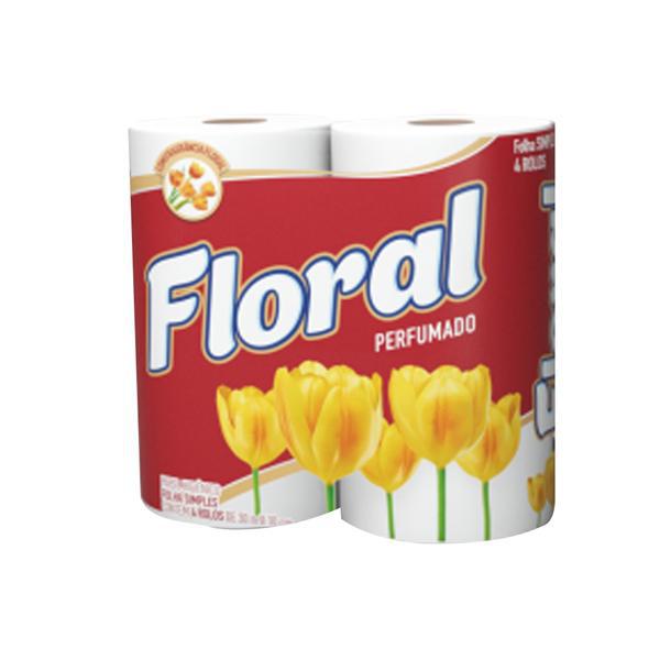 PAPEL HIG FLORAL PERF PS 4X30M          