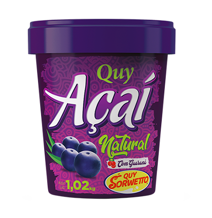 QUY ACAI NATURAL COM GUARANA 1,02KG