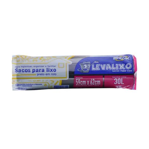 SACO DE LIXO GIROMIX 30L 10UN