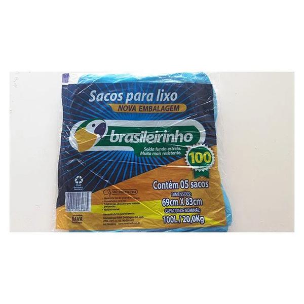 SACO P/LIXO BRASILEIRINHO 100L C/05