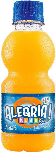 SUCO ALEGRIA SABOR LARANJA 200 ML