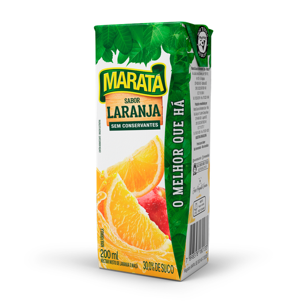 SUCO MARATA LARANJA 200ML