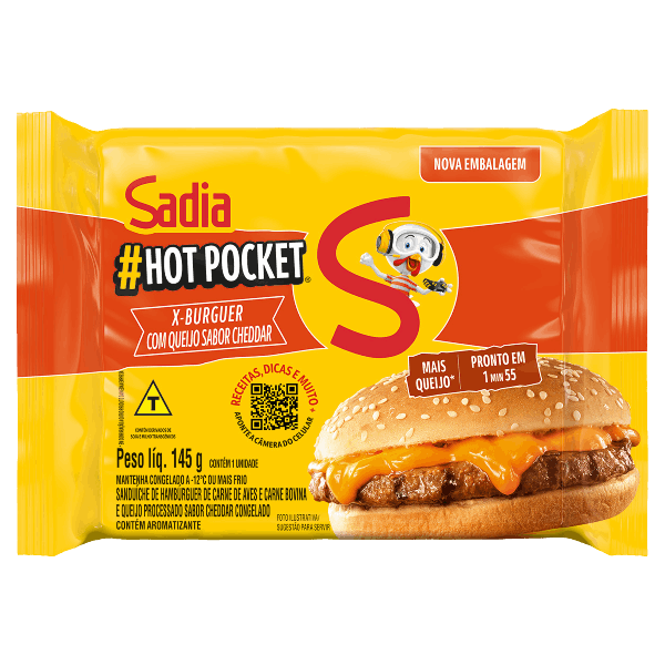 XCHEDDAR HOT POCKET SADIA MICROONDAS 145