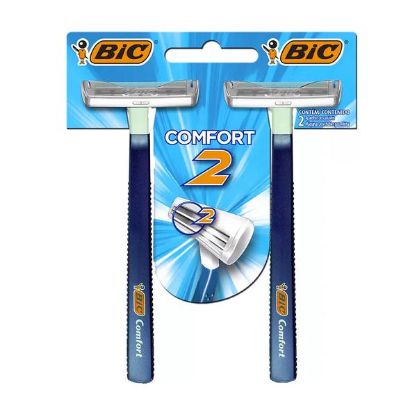 APARELHO BIC COMFORT 2 AZUL UN