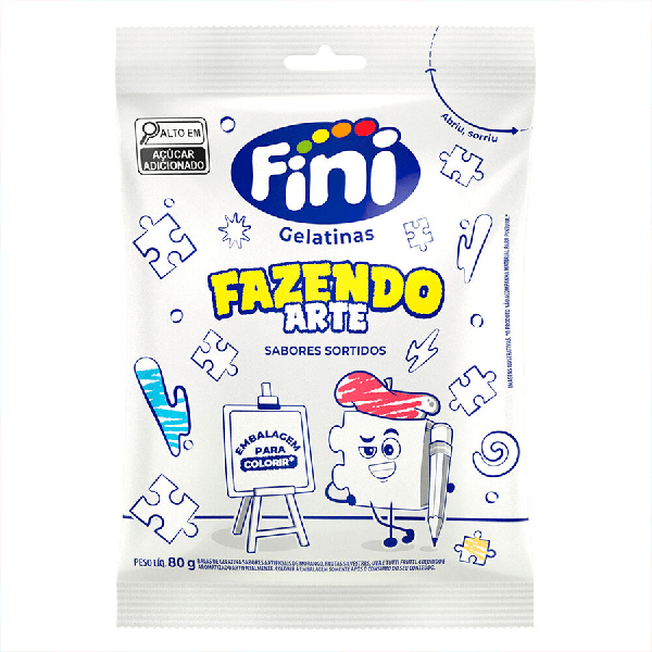 BALA FINI 80G FAZENDO ARTE