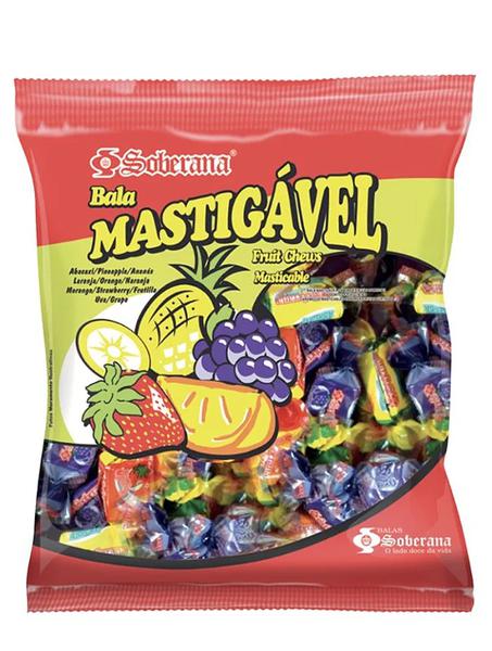 BALA SOBERANA MASTIGAVEL FRUTAS 60GR
