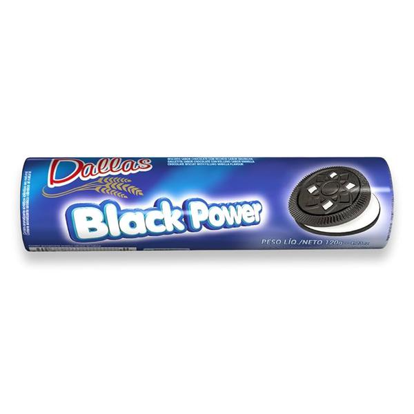 BISCOITO DALLAS BLACK POWER 120G