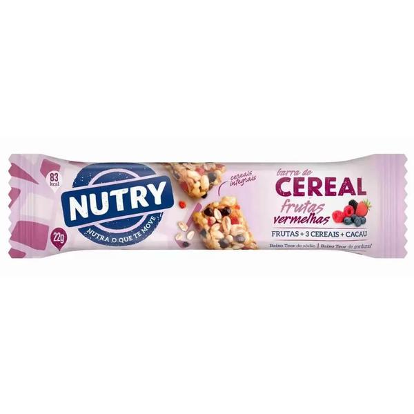 CEREAL BARRA NUTRY 22G FRUTAS
