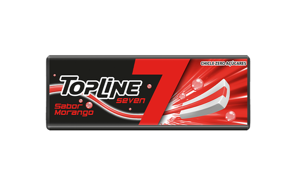 CHICLE ARCOR TOP LINE SEVEN MORANGO 14GR