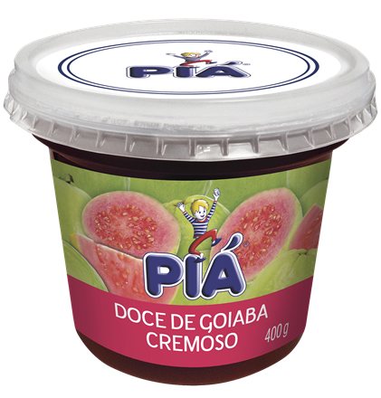 DOCE FRUTA PIA GOIABA POTE 400G
