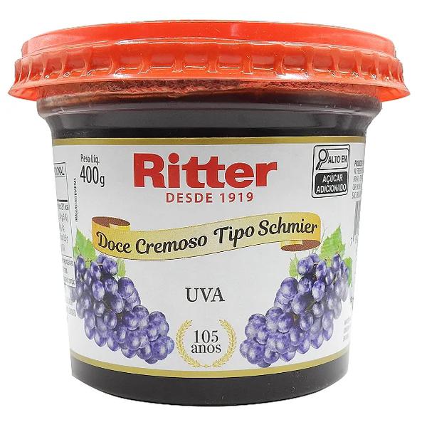 DOCE FRUTA RITTER 400G UVA