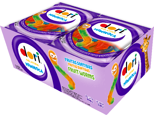 DORI GELATINA MINHOCA 13GR