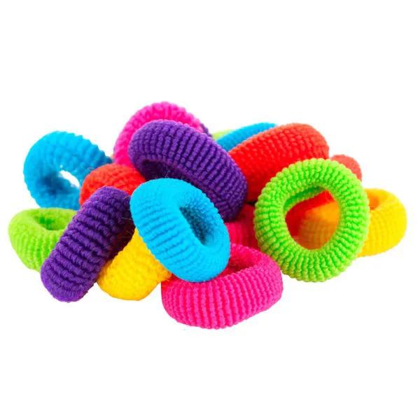 ELASTICO P/CABELO TECIDO COLOR 20UN BA80