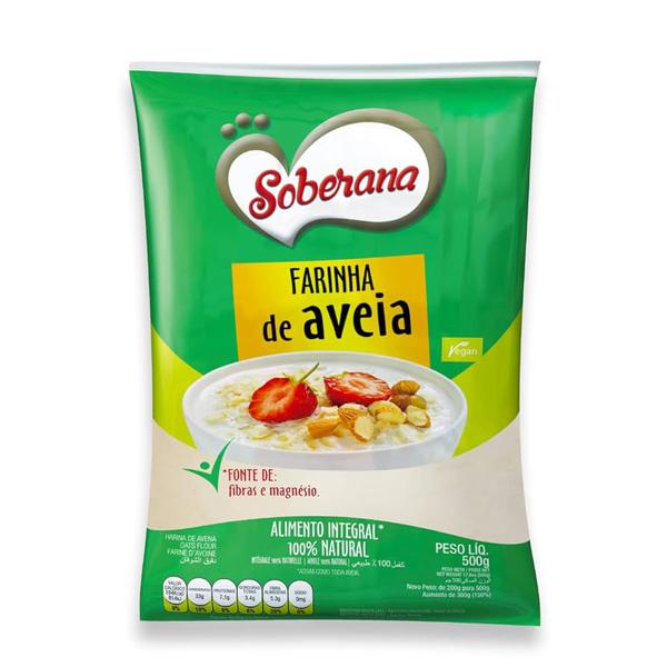 FARINHA DE AVEIA SOBERANA 500 GR