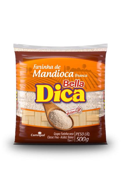 FARINHA MANDIOCA BELLA DICA 500G