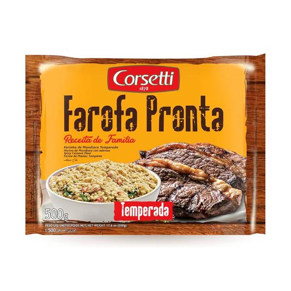 FAROFA DE MANDIOCA TEMP CORSETTI 500G