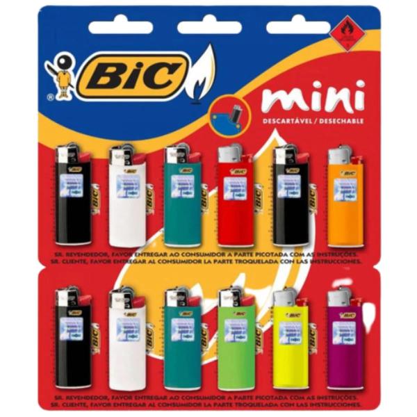 ISQUEIRO BIC MINI UN 12