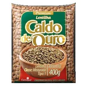 LENTILHA CALDO DE OURO 400G
