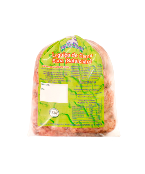 LINGUICA CARNE SUINA SALSICHAO PCT 710GR