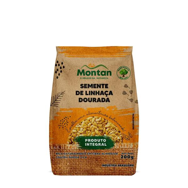 LINHACA DOURADA EM GRAOS 200GR