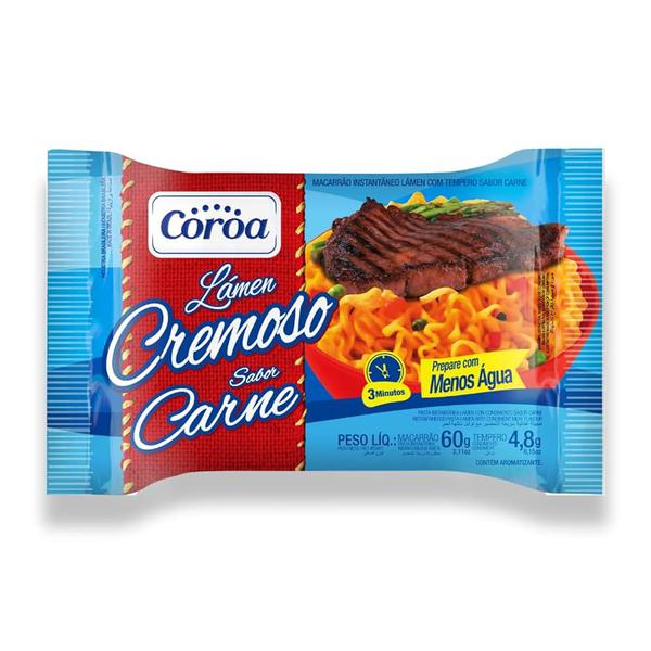 MACARRAO COROA  INSTANTANEO CARNE CREMOS