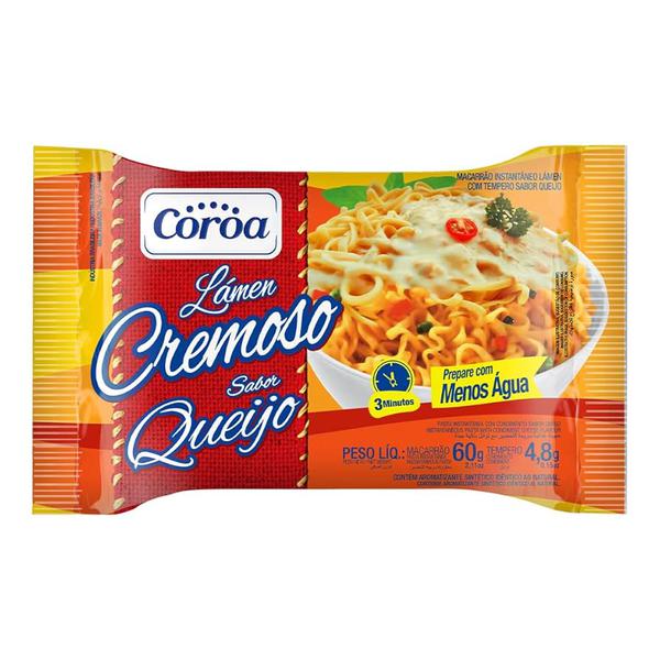 MACARRAO INST COROA QUEIJO 60G
