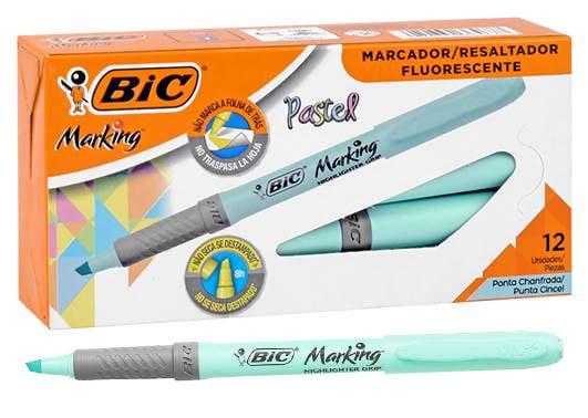 MARCA TEXTO BIC PASTEIS AZ UN 12