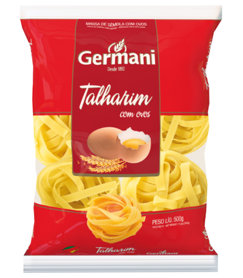 MASSA TALHARIM MD SEM OVOS GERMANI 500G
