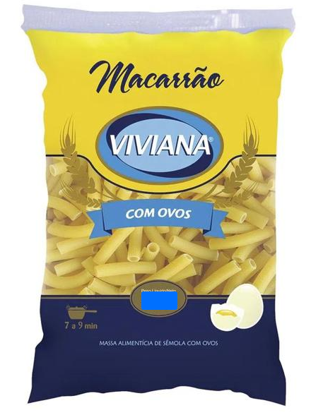 MASSA VIVIANA CANUDO C/OVOS 1KG