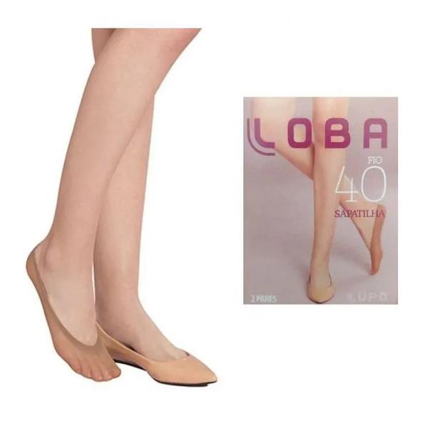 MEIA SAPATILHA C/2 PARES FIO 40 CAT000 3