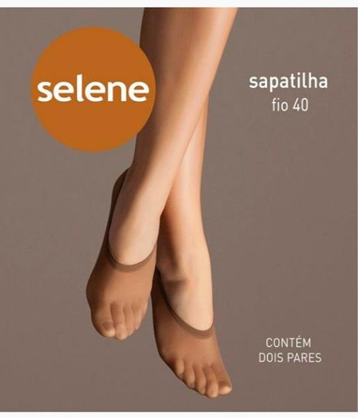 MEIA SAPATILHA C/2 PARES FIO 40 FEM 001