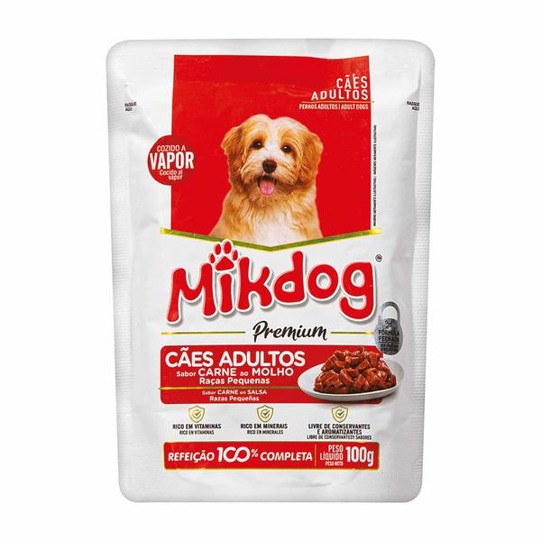 MOLHO MIKDOG 100G RACAS PEQ  CARNE