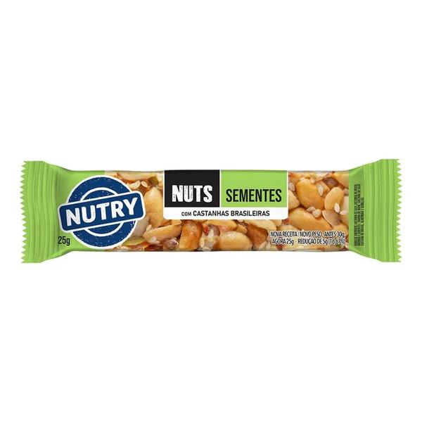 NUTRY BARRA NUTS SEMENTES 25G