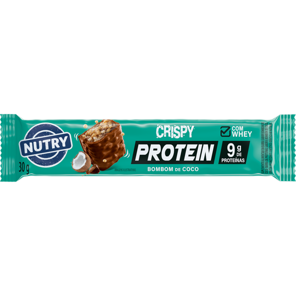 NUTRY BARRA PROTEIN CRISPY BOMBOM COCO 3