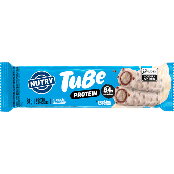 NUTRY BARRA TUBE PROTEIN COOKIES 38G