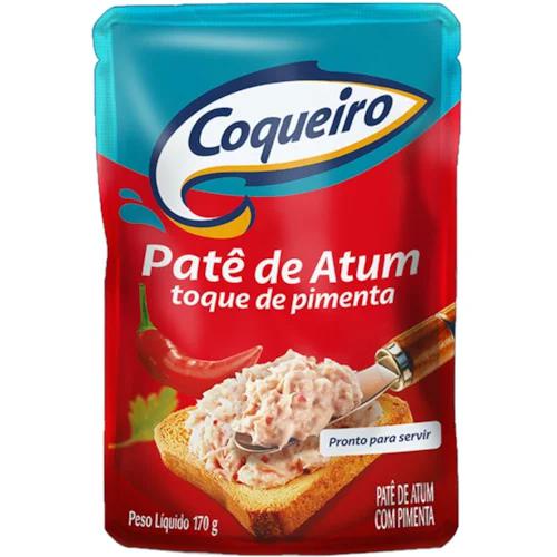 PATE COQUEIRO 170G ATUM COM PIMENTA UN