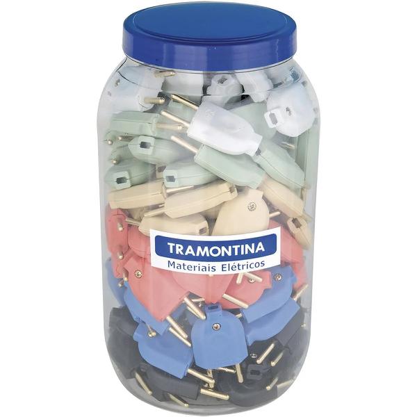 PINO MACHO 2P 10A POTE 120PCS TRAMONTINA