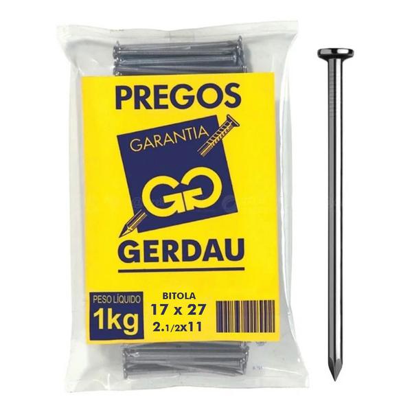 PREGO ARDOZ 17X27 GERDAU