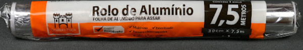 ROLO DE ALUMINIO CASTELO PACK 30CMX7.5M