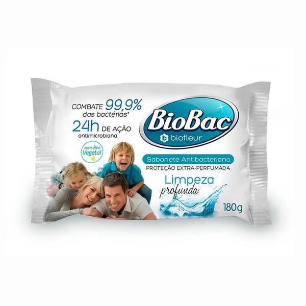 SABONETE BIOFLEUR BIOBAC LIMP PROF 180G